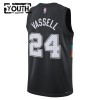 Barn San Antonio Spurs Tröja Devin Vassell Nike 2025-26 City Edition Svart Swingman